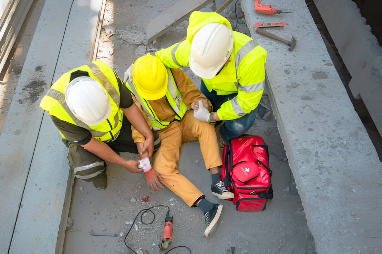 after applying cpr to a worker, he is now safe